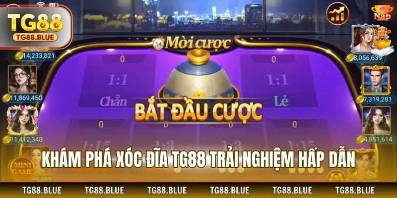 Khám phá xóc đĩa TG88 trải nghiệm hấp dẫn